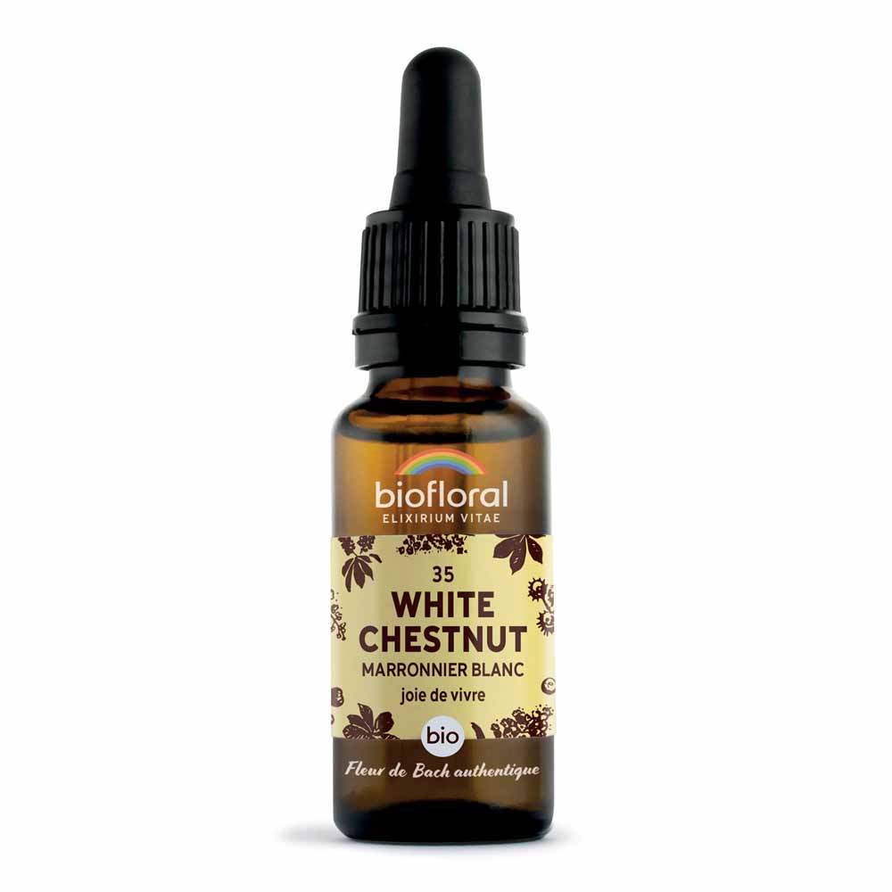 Biofloral Fiori di Bach Ippocastano bianco bio Demeter vitalità gioia di vivere 20 ml