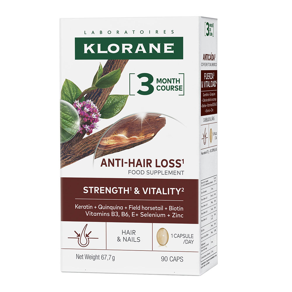 Klorane Chinina Forza e vitalità 90 capsule
