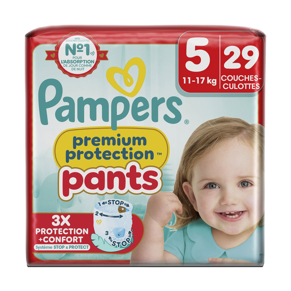 Pampers Premium Mutandine pannolino taglia 5 (11-17 kg) 29 unità