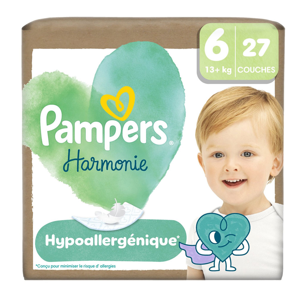 Pampers Harmonie Pannolini Taglia 6 (13 kg+) 27 unità
