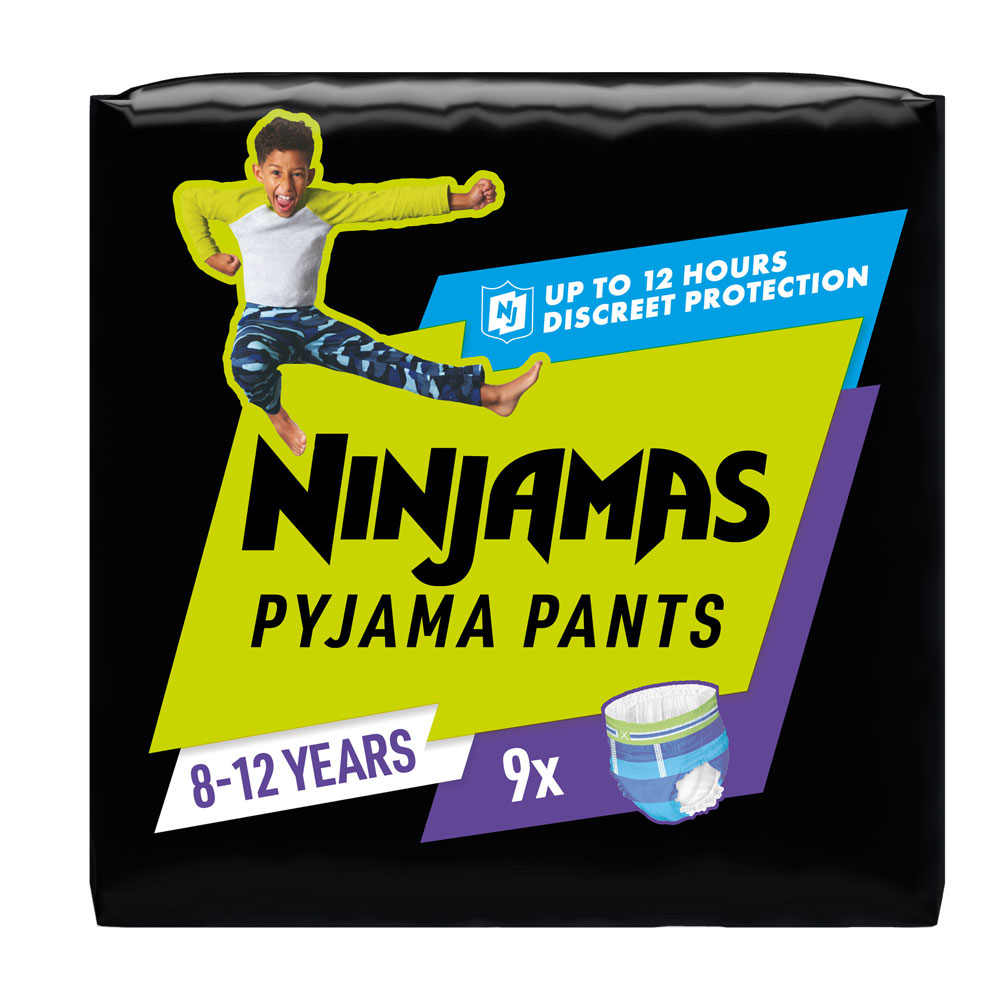 Pampers Ninjamas Pannolini mutandina pigiamino 8-12 anni (27-43 kg) 9 unità