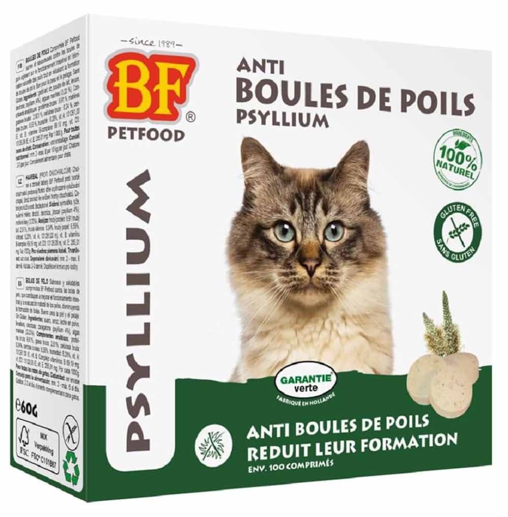 Biofood BF Petfood Palle di pelo gatto con psillio 100 compresse