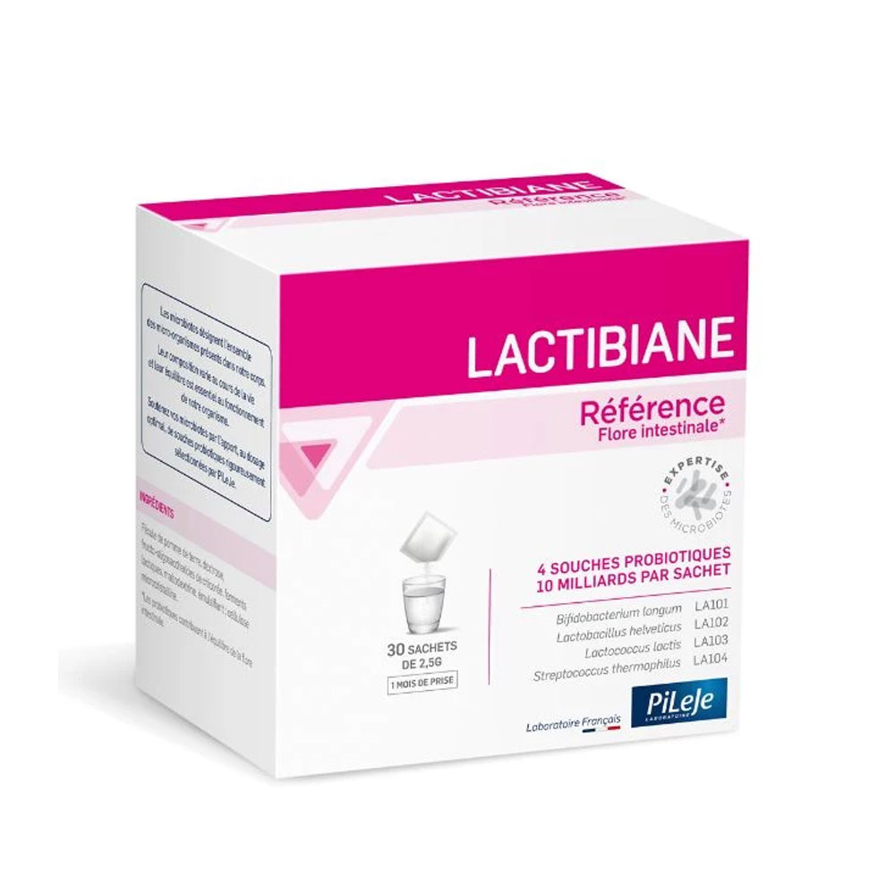 Pileje Lactibiane Référence per l'equilibrio della flora intestinale 30 bustine da 2,5g
