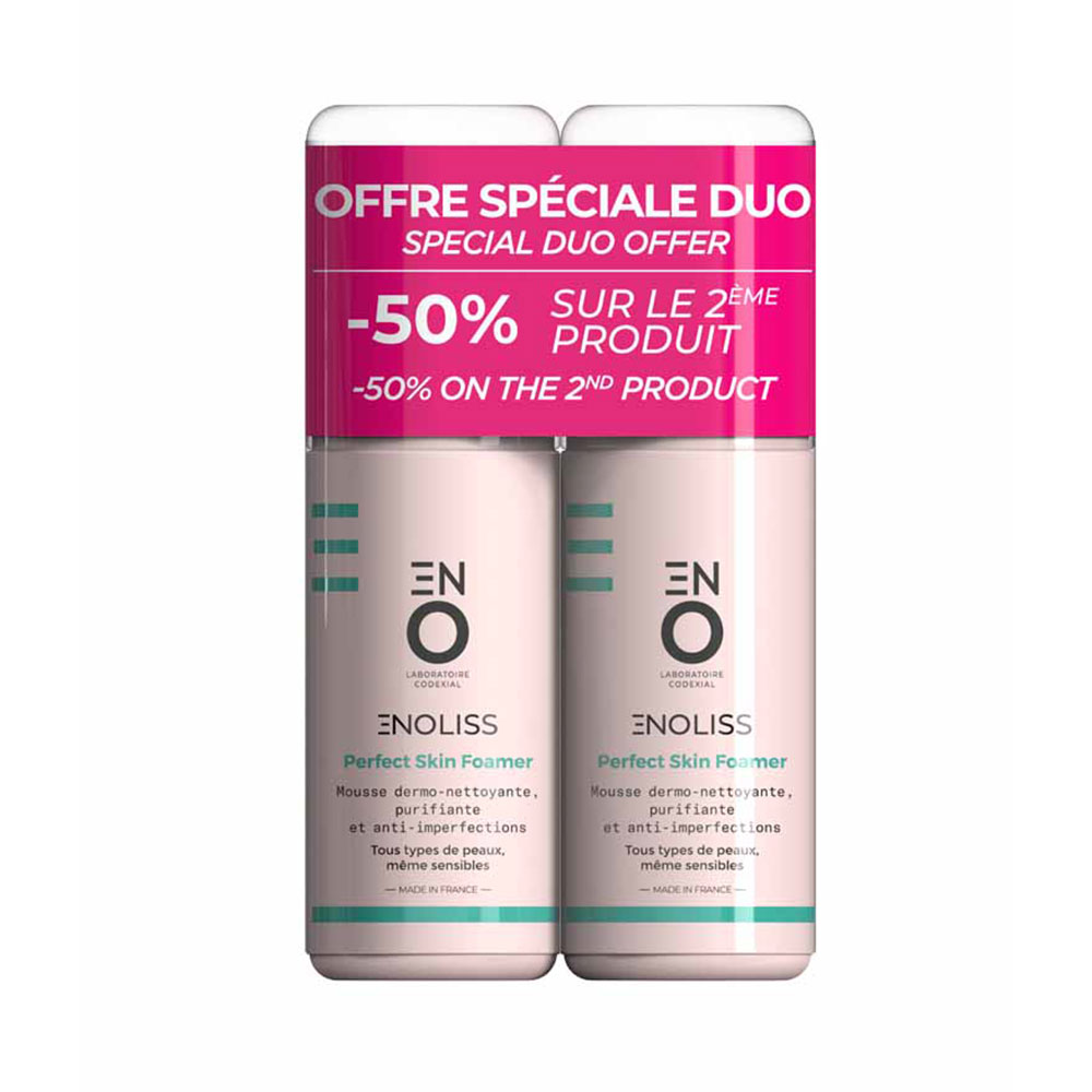 ENO Laboratoire Codexial Enoliss Perfect Skin Foamer mousse dermo-detergente per tutti i tipi di pelle 2x150ml