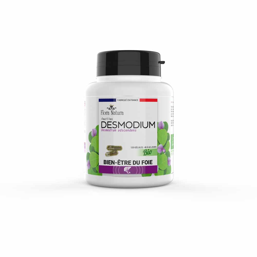 Flora Natura Desmodium per il benessere del fegato 120 capsule