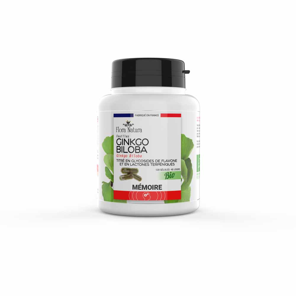 Flora Natura Ginkgo biloba per la memoria 120 capsule