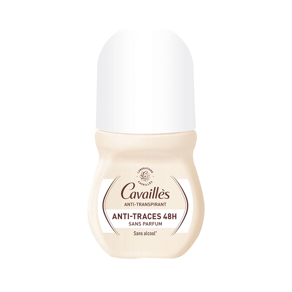 Cavaillès Absorb + Deodorante Roll-on Antitraspirante Senza profumo 48h Effetto Ultra Secco 50ml