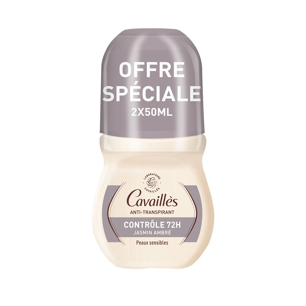 Cavaillès Deodorante roll-on anti-traspirante controllo 72h 2 x 50 ml