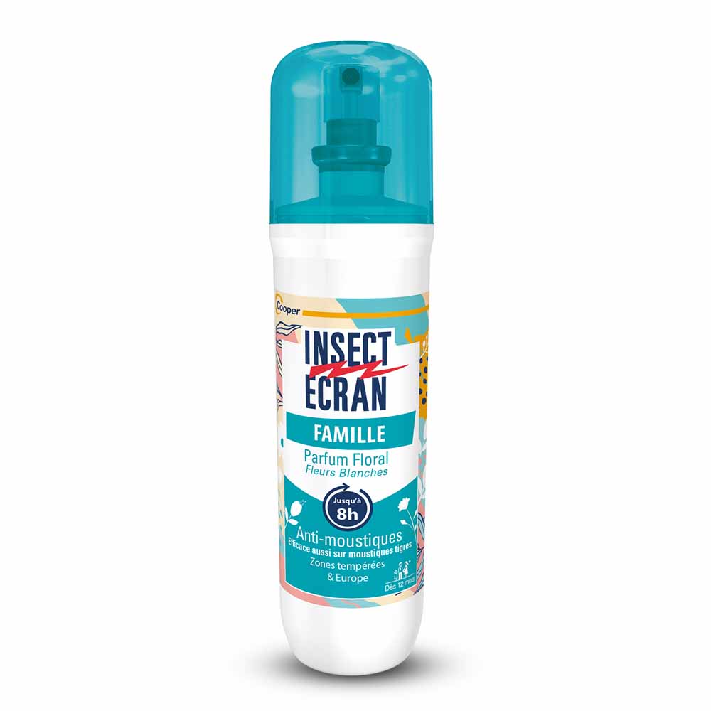 Insect Ecran Antizanzare famiglia profumato floreale 100 ml