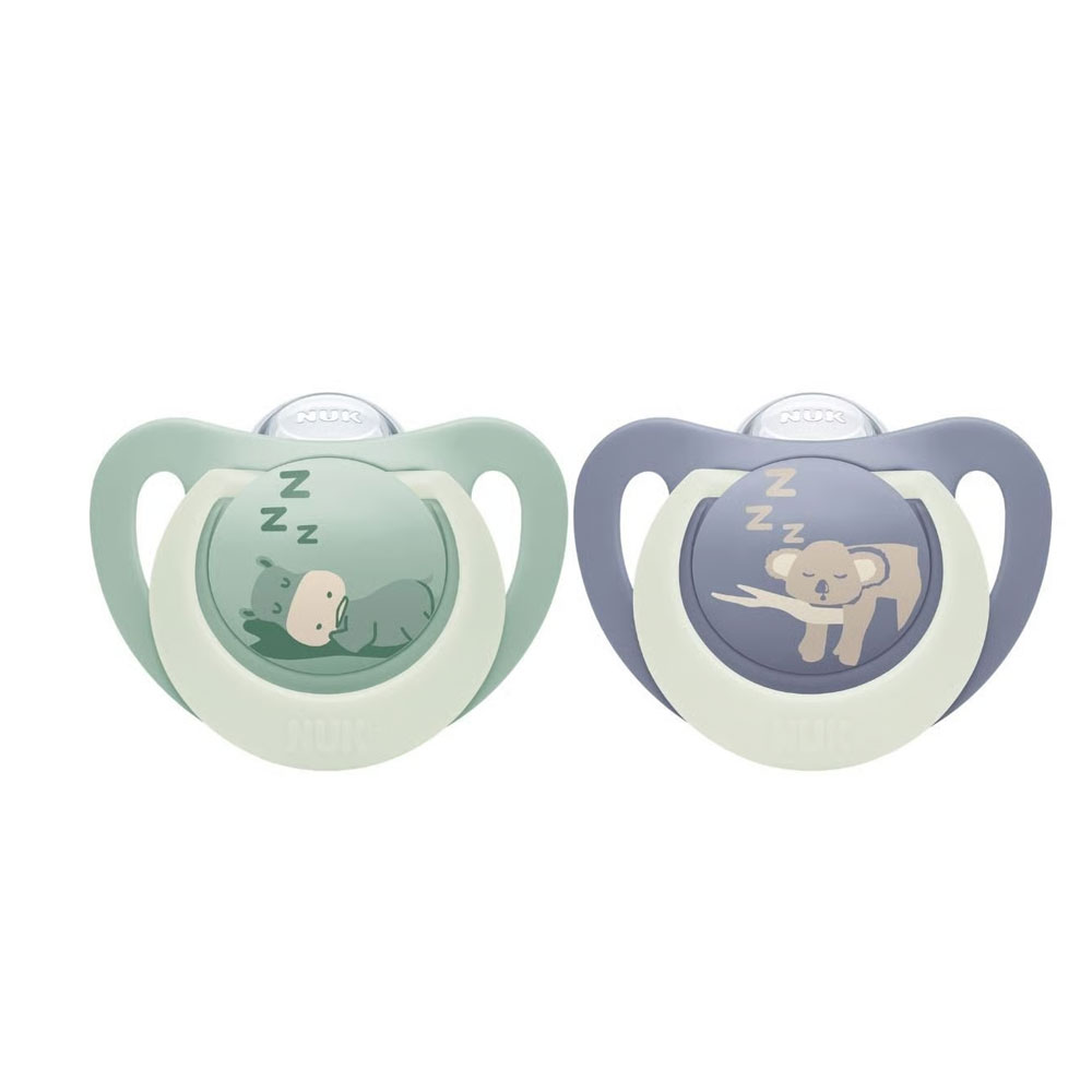 Nuk Starlight Ciucci fisiologici da 6 a 18 mesi 2pz