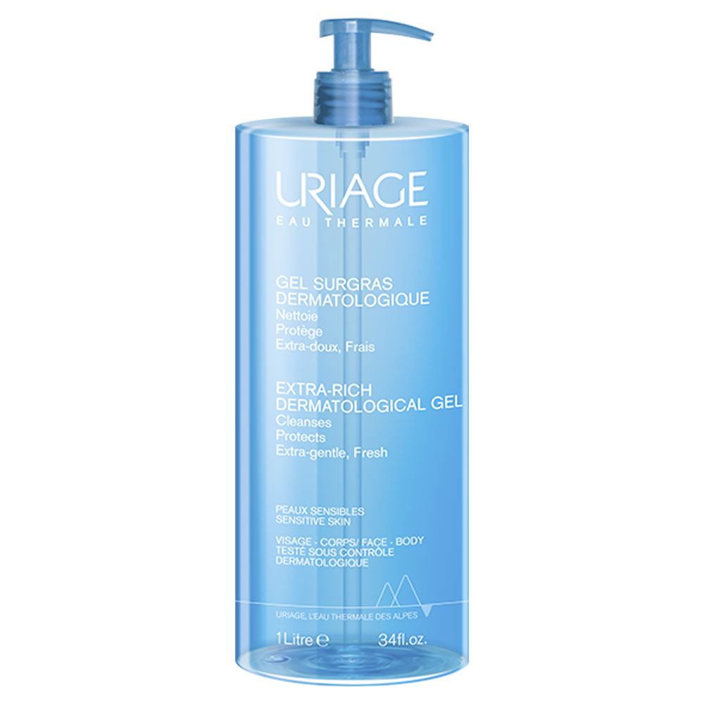 Uriage Igiene Gel doccia surgrasso dermatologico per pelli sensibili 1 l