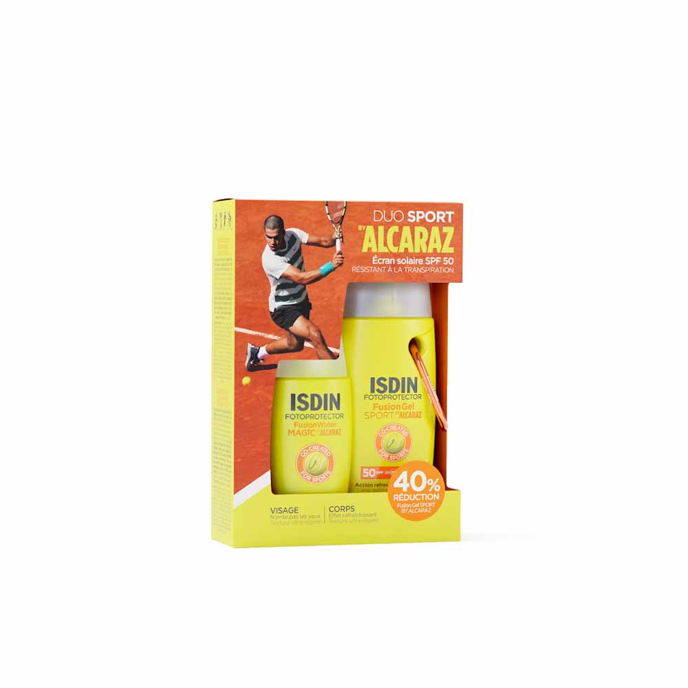Isdin Pack solare Alcaraz per viso e corpo