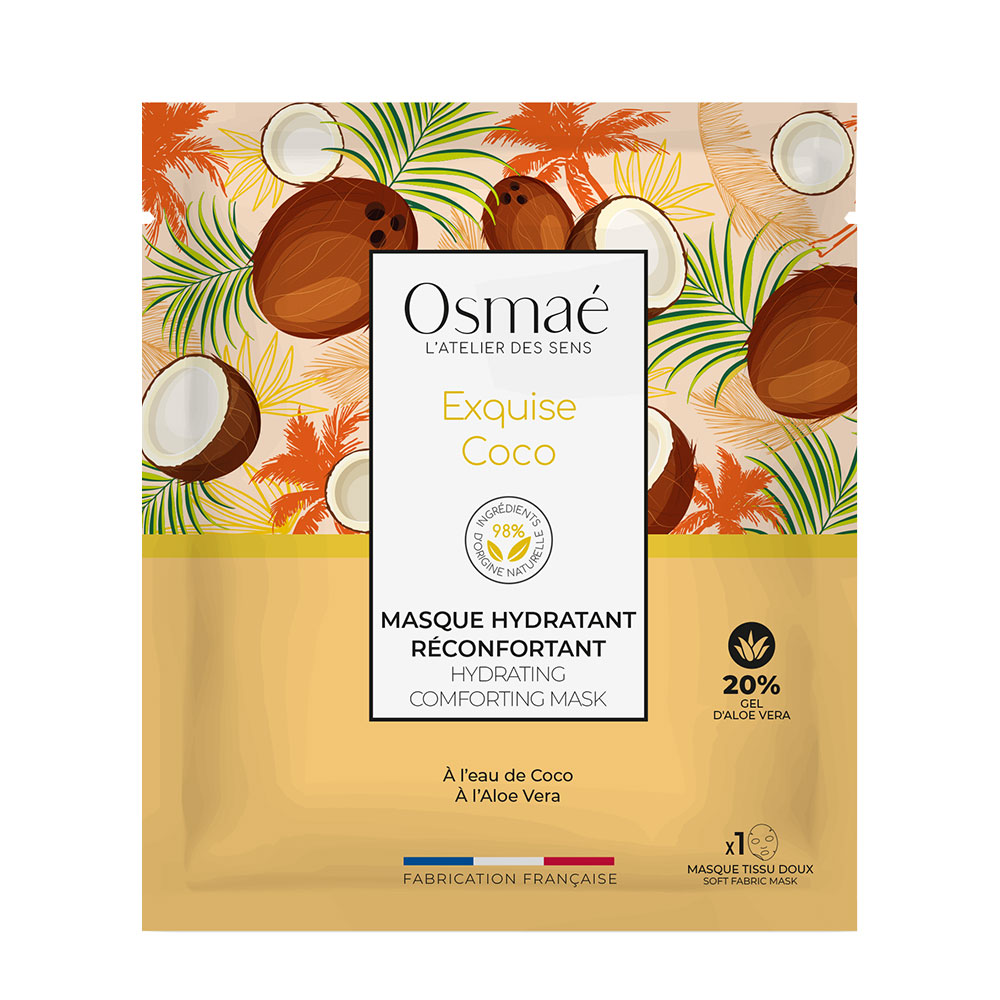 Osmae Maschera viso confortante al coco 25 g