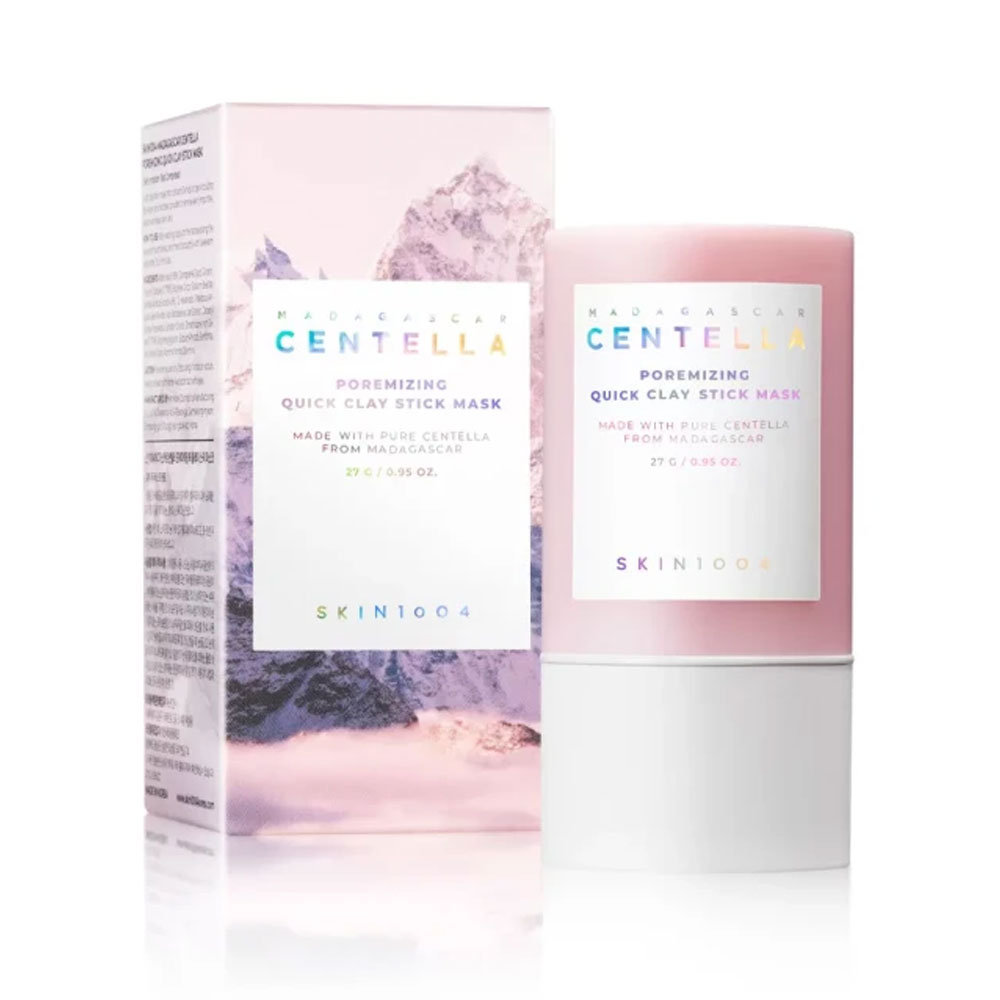 Skin1004 Maschera in stick all'argilla rosa pori minimizzante alla Centella del Madagascar 27 g