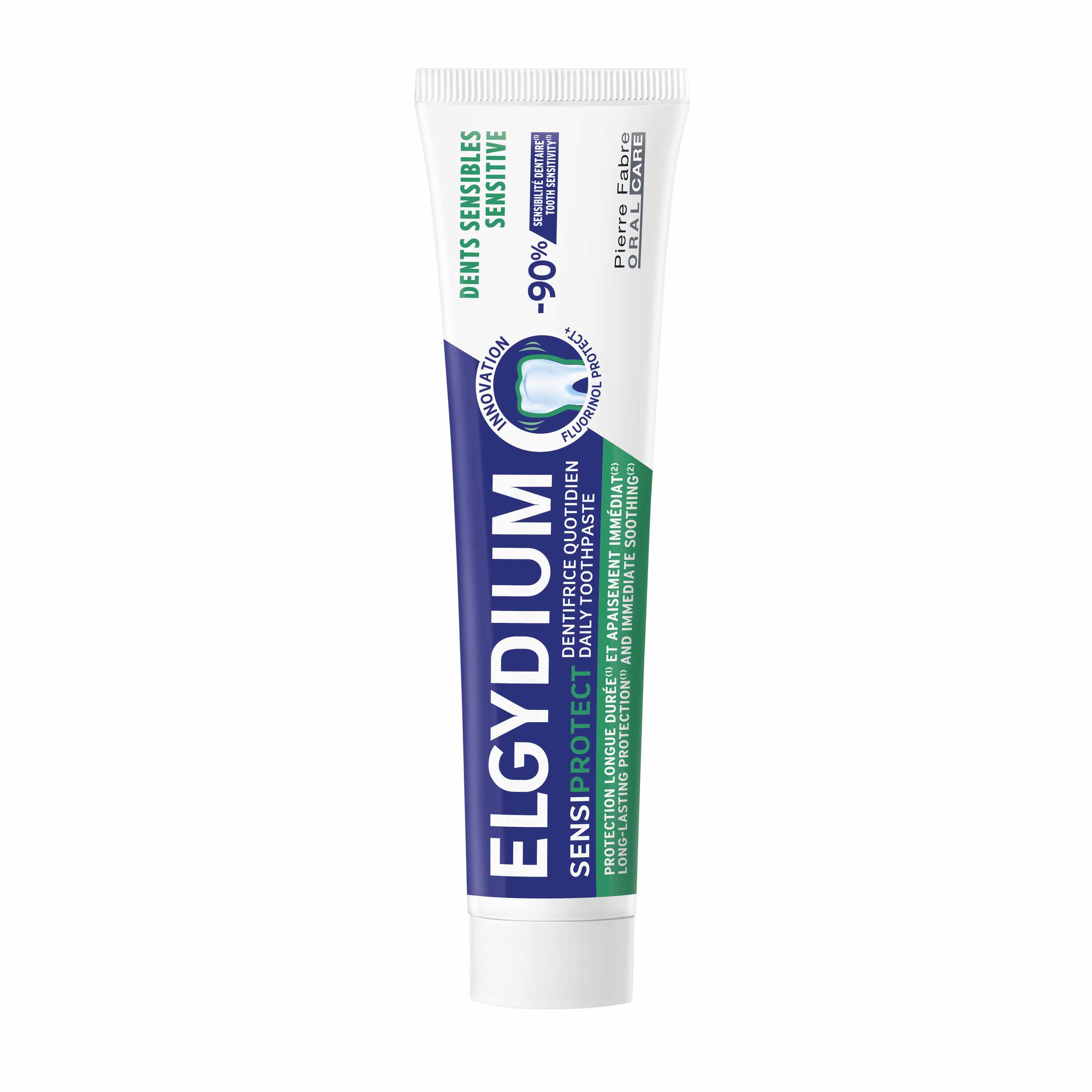 Elgydium Dentifricio Dents Complesso esclusivo Fluorinol® Protect+ 75 ml