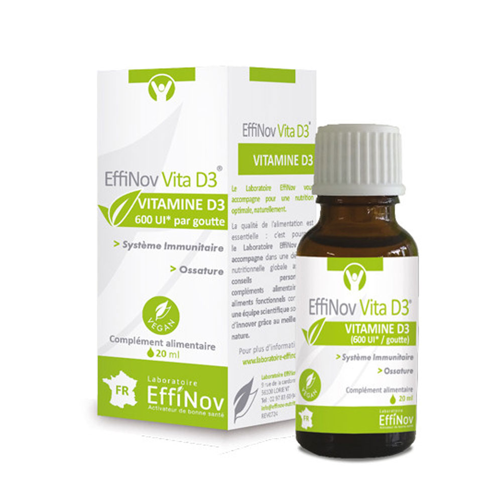 Effinov Nutrition Vitamina D3 per le difese immunitarie 20 ml