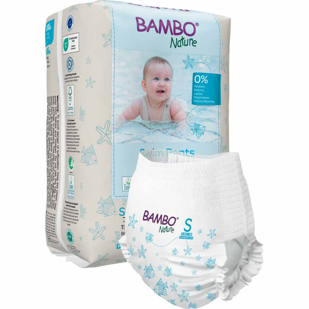 Bambo Nature Pannolino per il bagno taglia S 7-12 kg 12 unità