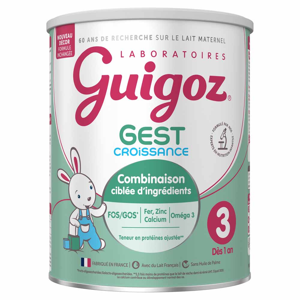 Guigoz Gest Latte in polvere crescita 3 a partire da 1 anno 800 g