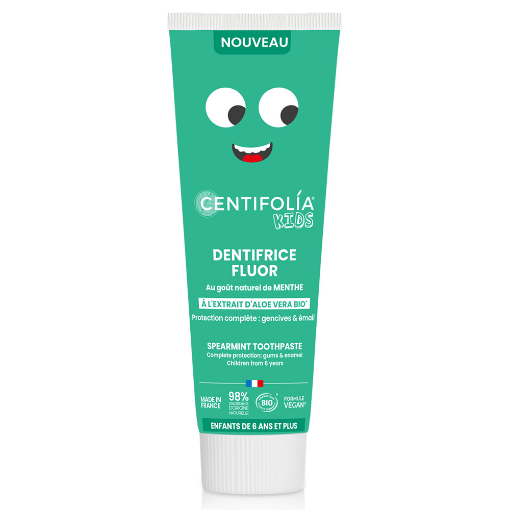 Centifolia Hygiène buccale Dentifricio al fluoro per bambini bio 75 ml