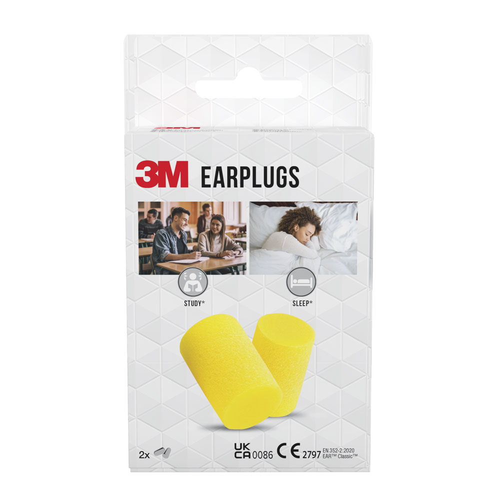 3M Earplugs Tappi per le orecchie E-A-R™ Classic™ 2 paires