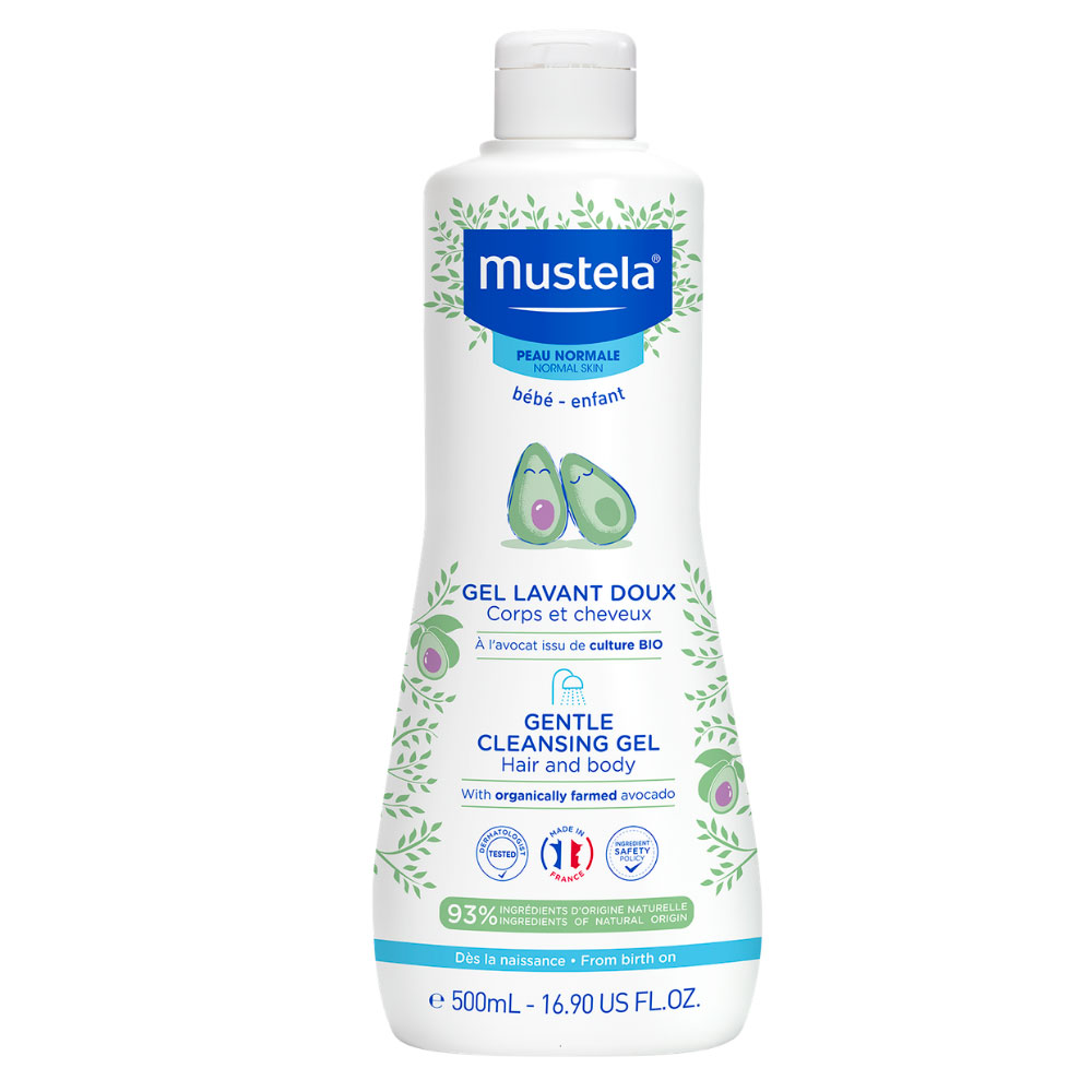 Mustela Gel Detergente Delicato Corpo e Capelli Pelli Normali 500ml