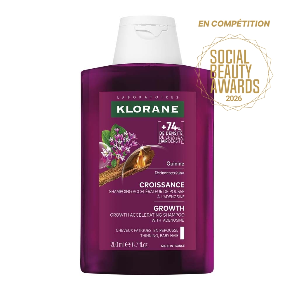Klorane Chinina Shampoo acceleratore di crescita 200 ml