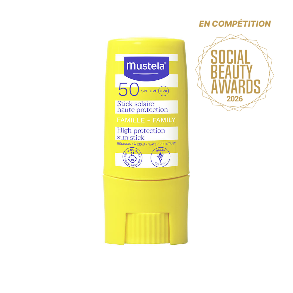 Mustela Stick solare ad alta protezione SPF50 Famiglia 9ml