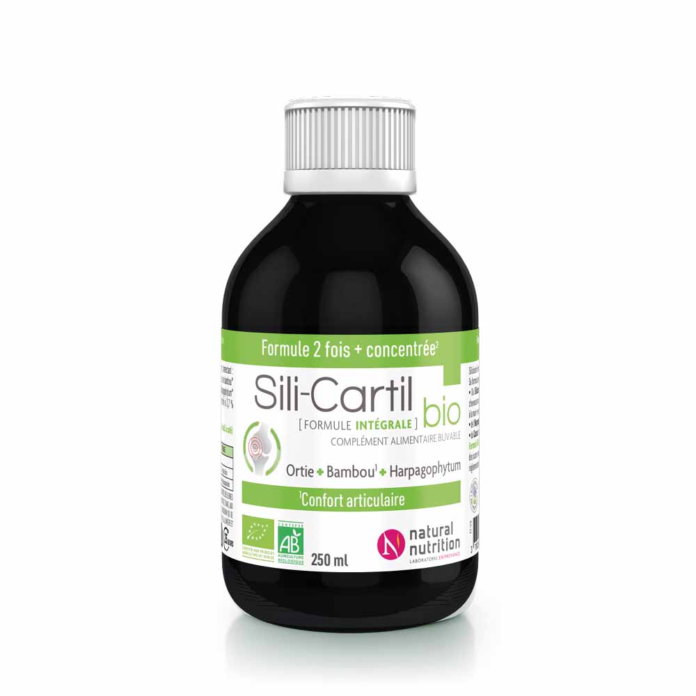 Natural Nutrition Concentrato bevibile bio Silicio-Cartilagine gusto ribes nero 250 ml