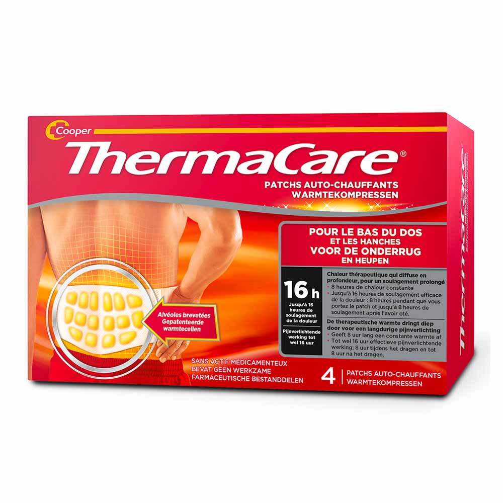 Thermacare Cerotti autoriscaldanti per il mal di schiena x4