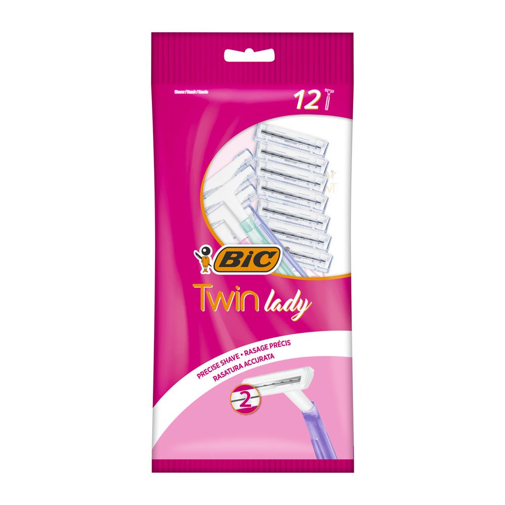Bic Rasoi usa e getta Twin Lady 2 lame 12 unità