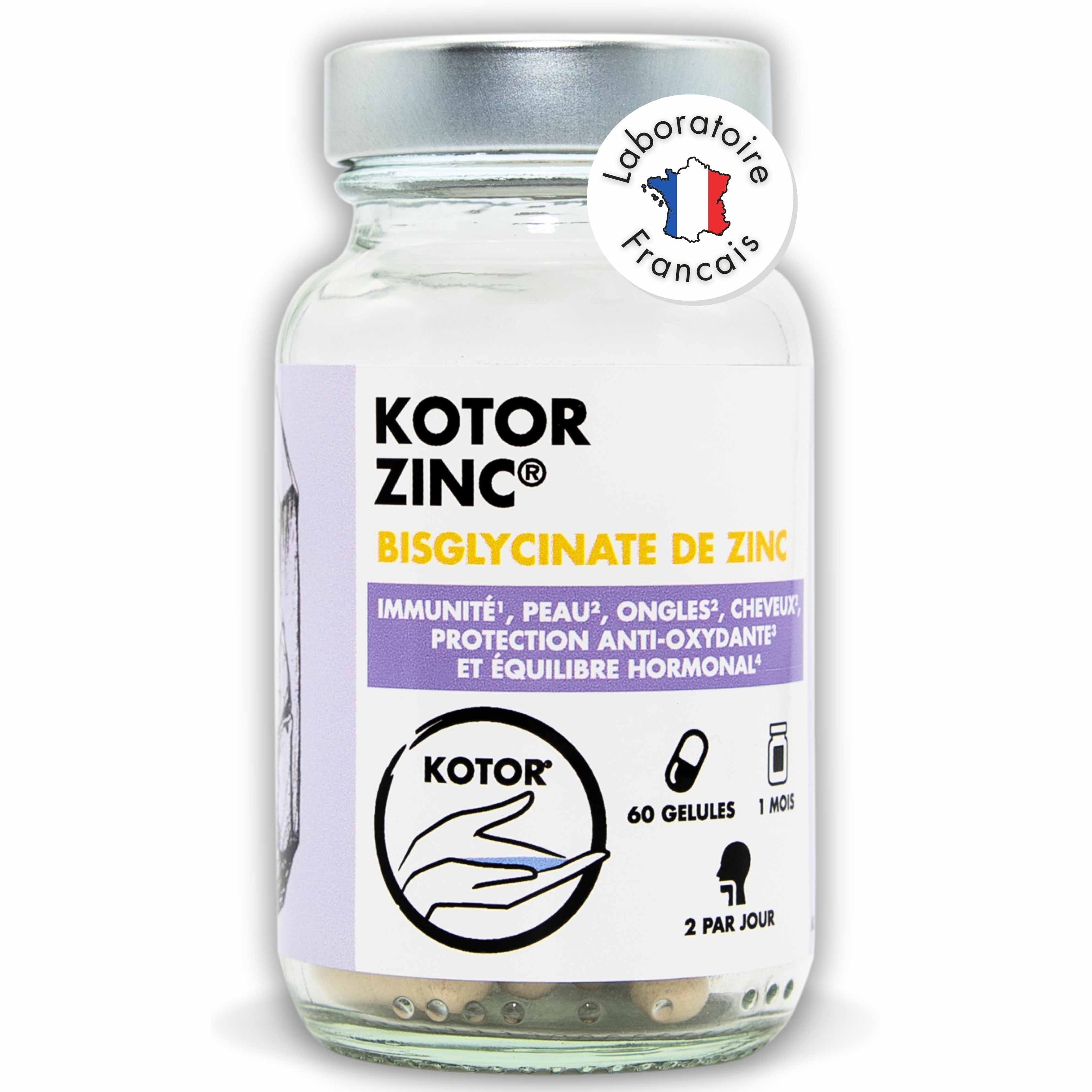 Kotor Pharma Zinc bisglicinato pelle capelli unghie immunità 60 capsule
