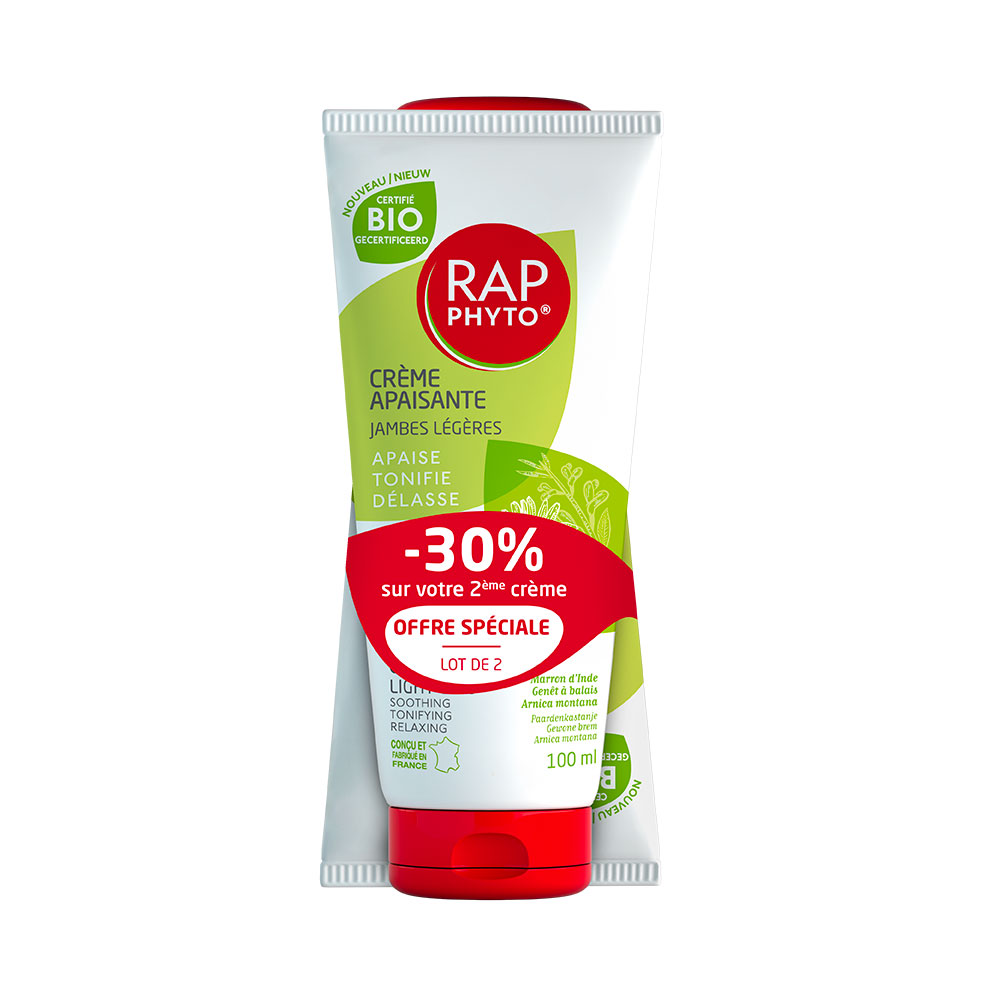 Rap Phyto Crema lenitiva gambe leggere bio 2 x 100 ml