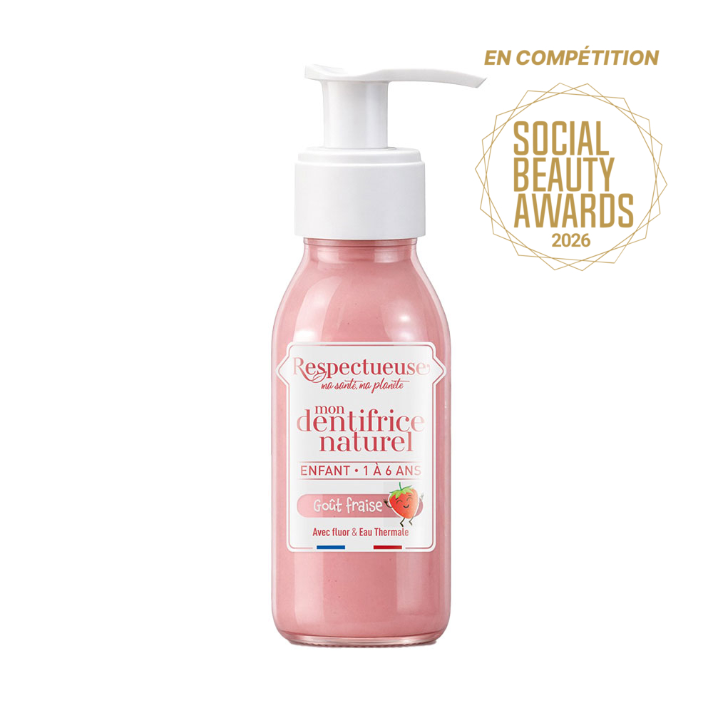 Respectueuse Dentifricio fragola per bambini 80 ml
