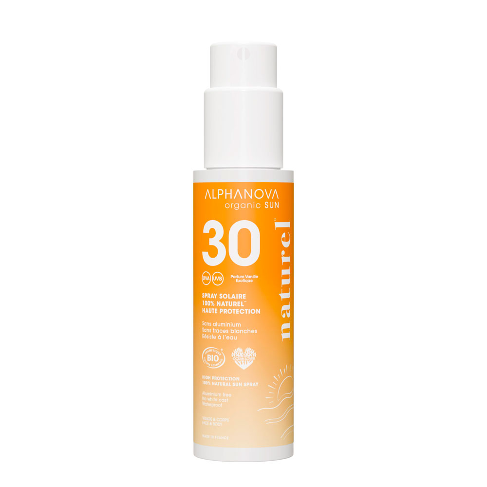 Alphanova Organic Sun Crema solare SPF30 bio con profumo Monoi 125 g