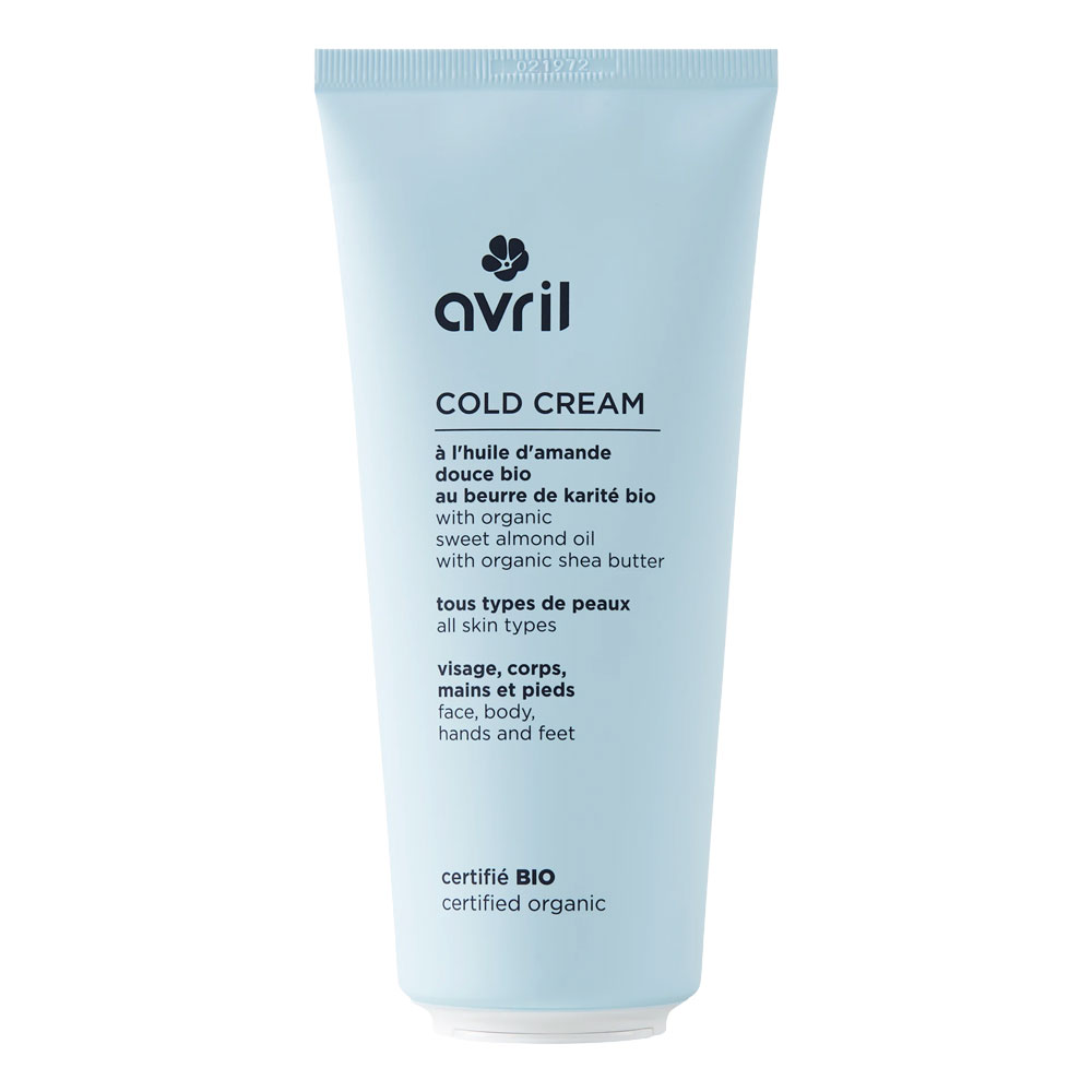 Avril Cold Cream con olio di mandorla dolce e burro di karité biologico viso e corpo 200 ml