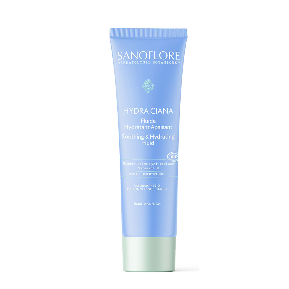 Sanoflore Hydra Ciana Fluido idratante lenitivo 50 ml