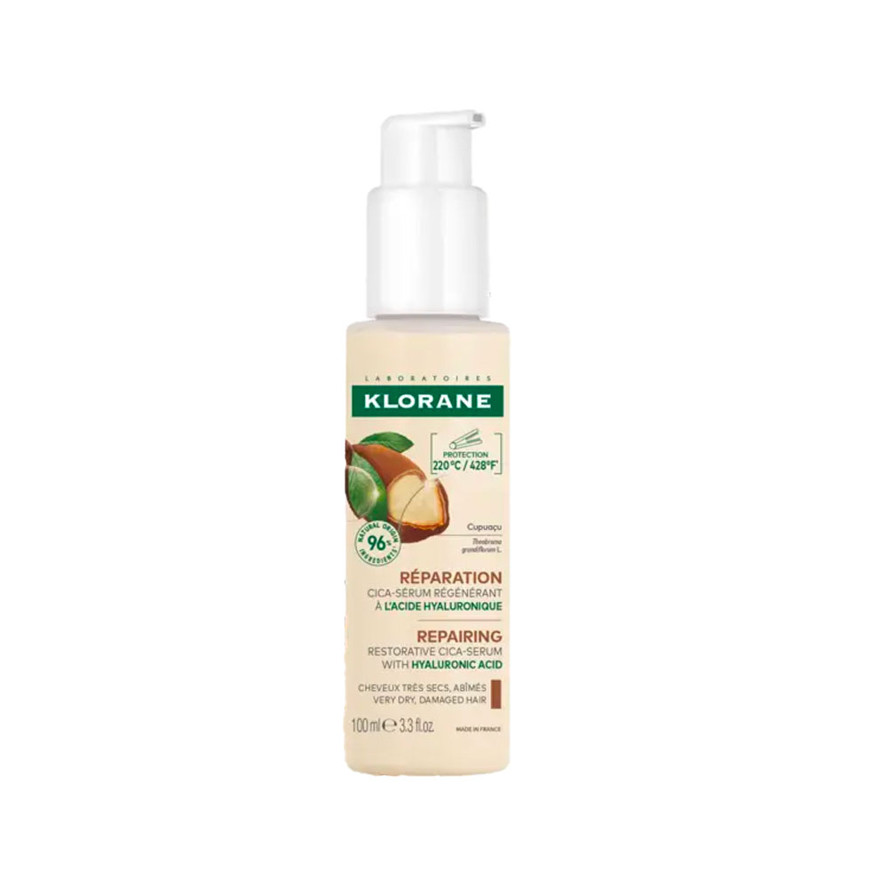 Klorane Cupuaçu Siero riparatore bio Cica per capelli molto secchi e danneggiati 100 ml