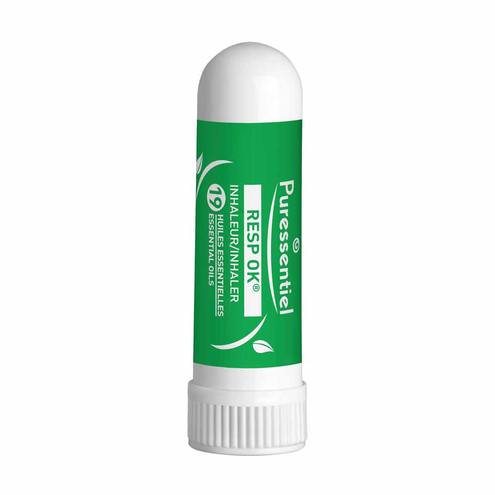 Puressentiel Respirazione Inalatore con 19 oli essenziali 1ml