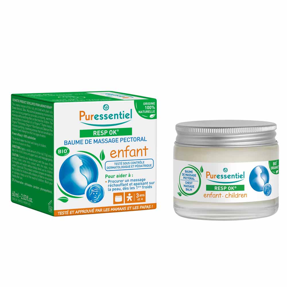 Puressentiel Resp Ok® Balsamo massaggio pettorale bambino 60 ml