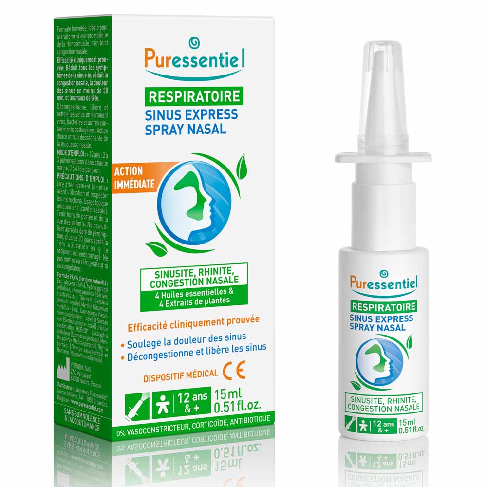 Puressentiel Respirazione Spray nasale Sinus express 15 ml