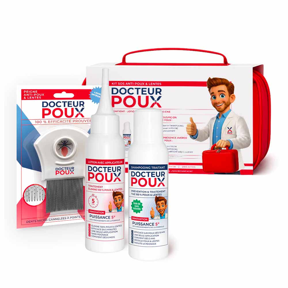 Docteur Poux Trousse SOS anti pidocchi