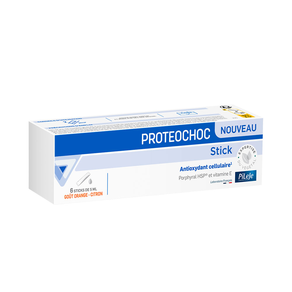 Pileje Proteochoc Antiossidante cellulare gusto arancia-limone 6 x 5 ml