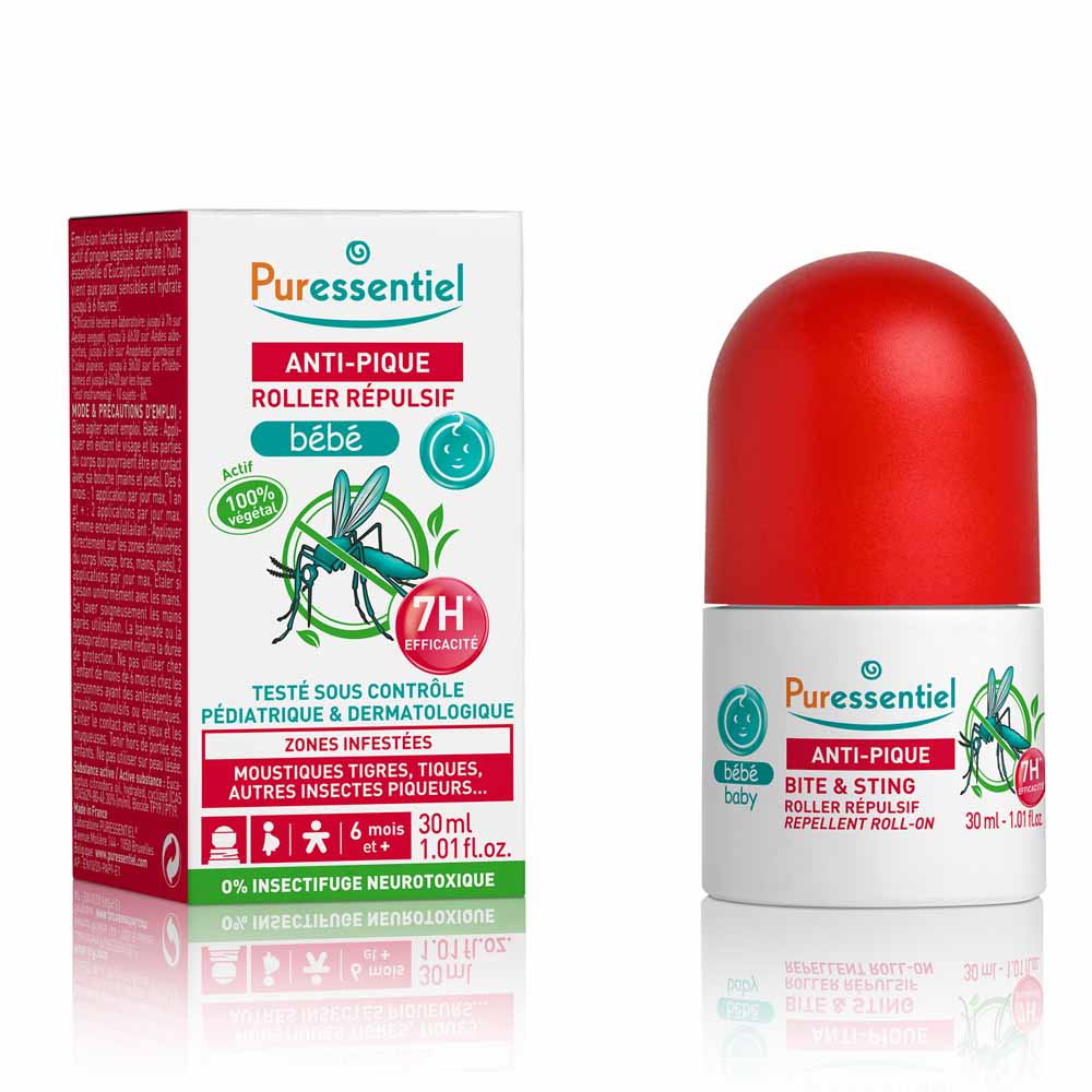 Puressentiel SOS Insetti Roll-on repellente anti-punture Bambino 30ml