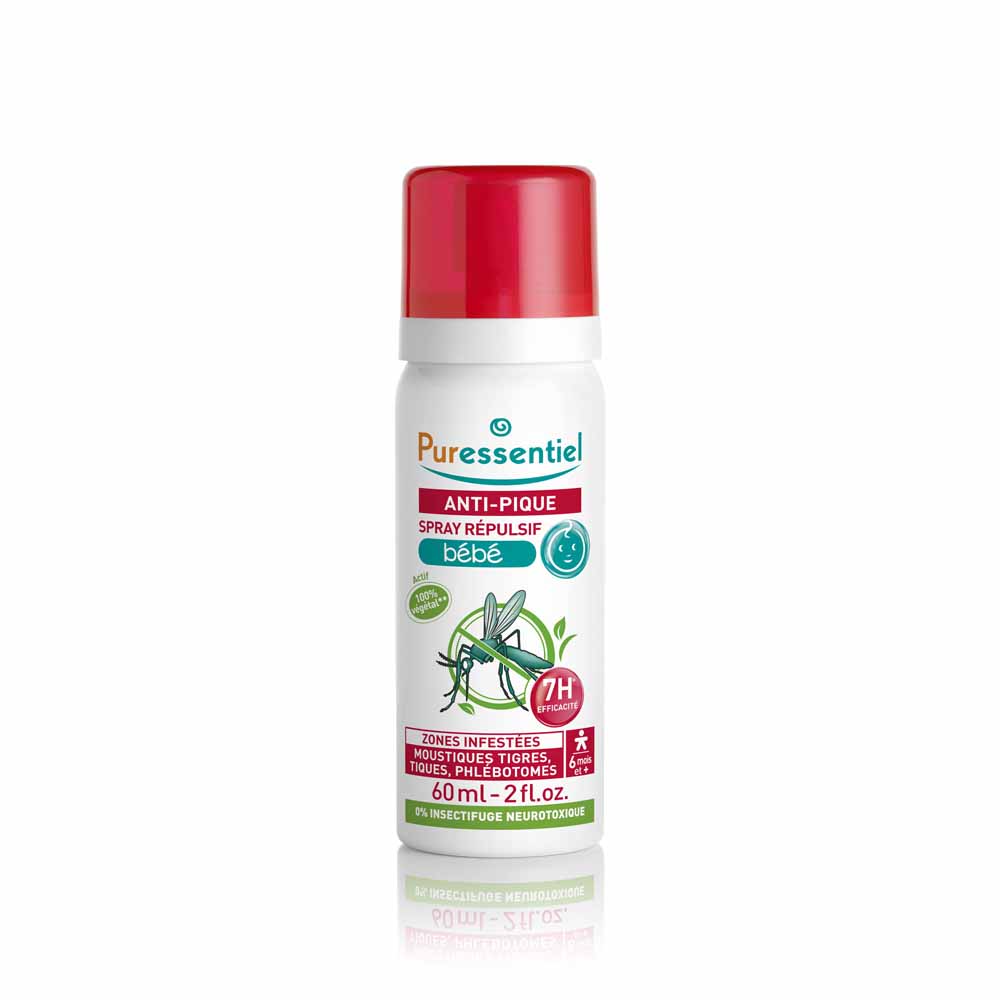 Puressentiel SOS Insetti Spray repellente anti-zanzare bebè 60 ml