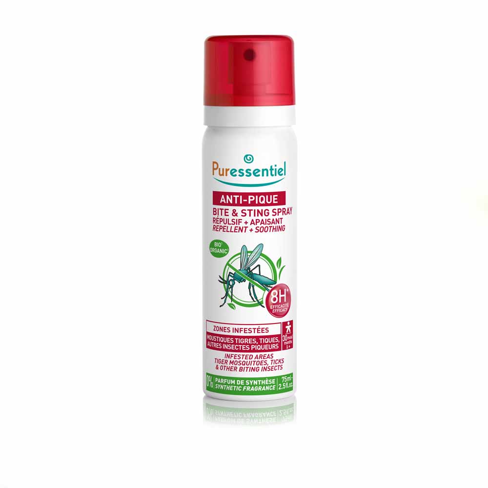 Puressentiel SOS Insetti Spray repellente e lenitivo anti-zanzare 75 ml