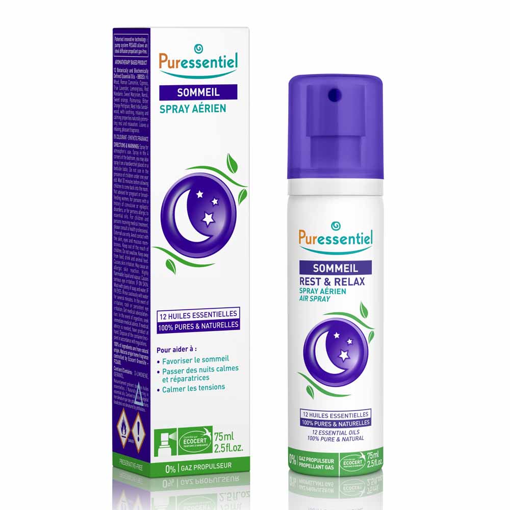 Puressentiel Sonni sereni Spray aereo 12 oli essenziali 75 ml