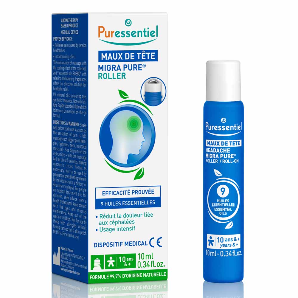 Puressentiel Benessere quotidiano Roller mal di testa 10 ml