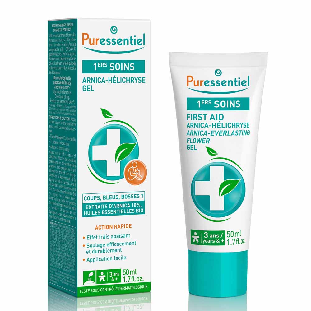 Puressentiel 1ers Soins Gel all'elicriso di Arnica 50ml