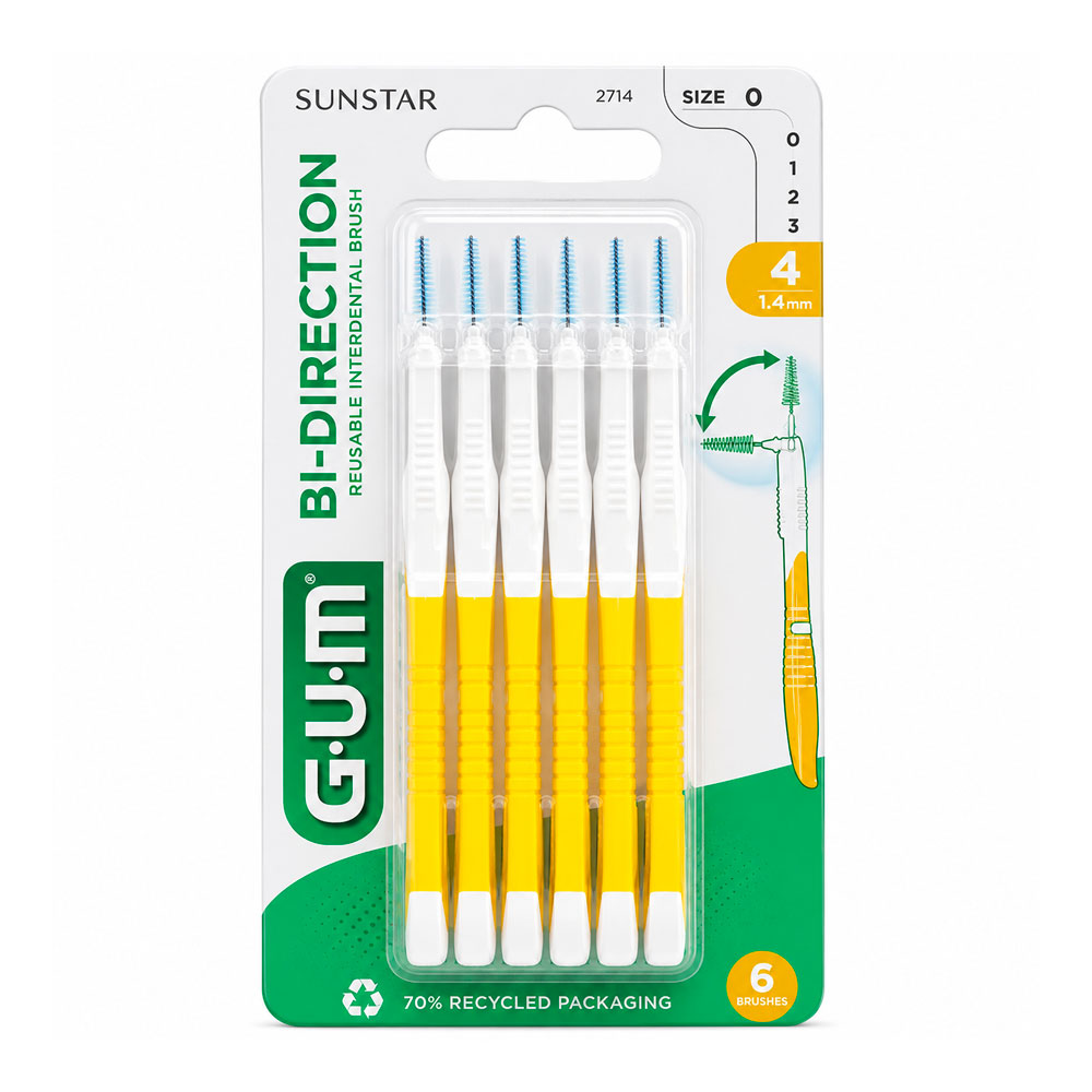 Gum Scovolini interdentali Bi-Direction 1.4 mm x 6