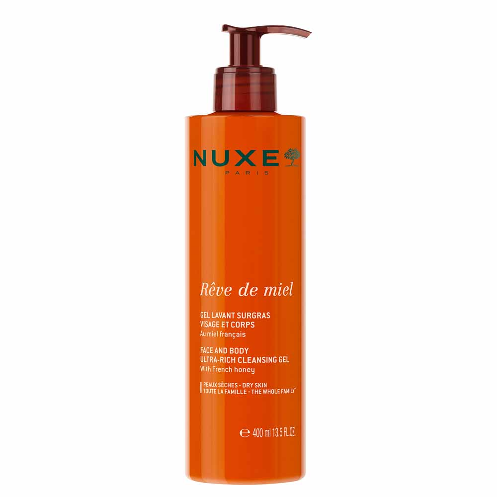 Nuxe Reve De Miel Gel detergente surgrassante viso e corpo per pelli secche e sensibili 400 ml